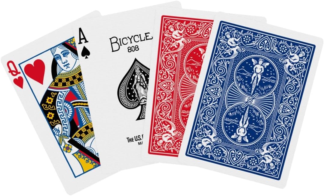 Bicycle Playing Cards 2 Pack Standard Poker Size Red and Blue