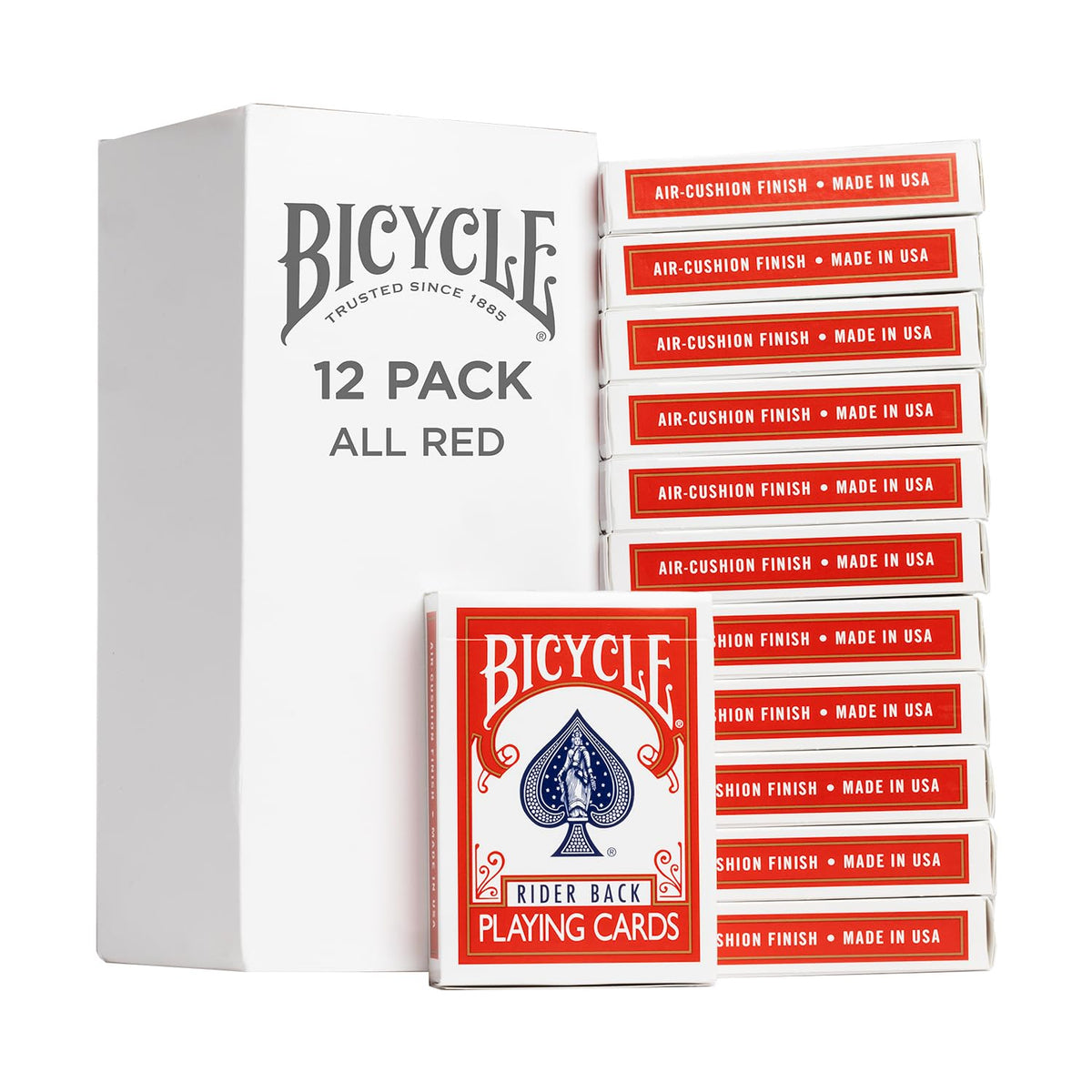 Bicycle Playing Cards 2 Pack Standard Poker Size Red and Blue