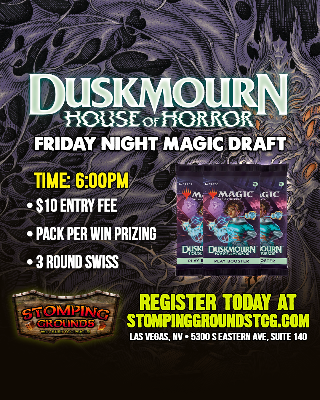 Magic: The Gathering - Duskmourn: House of Horror FNM Draft Entry