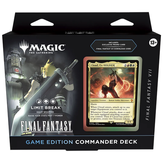 Magic: The Gathering Final Fantasy Commander Deck [Final Fantasy VII Limit Break Game Edition]