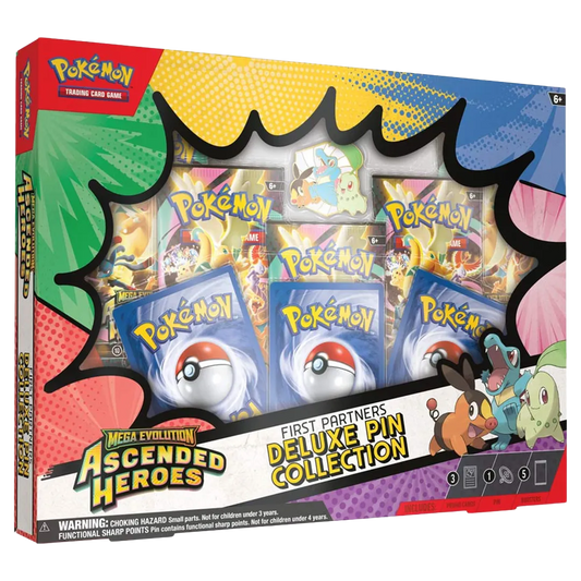 Pokémon - Mega Evolution: Ascended Heroes - First Partners Deluxe Pin Collection