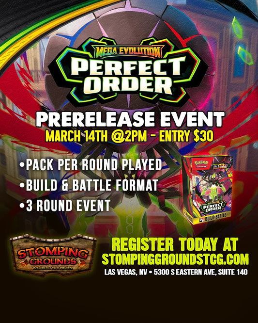 Pokémon: Mega Evolution: Perfect Order Prerelease Event Entry