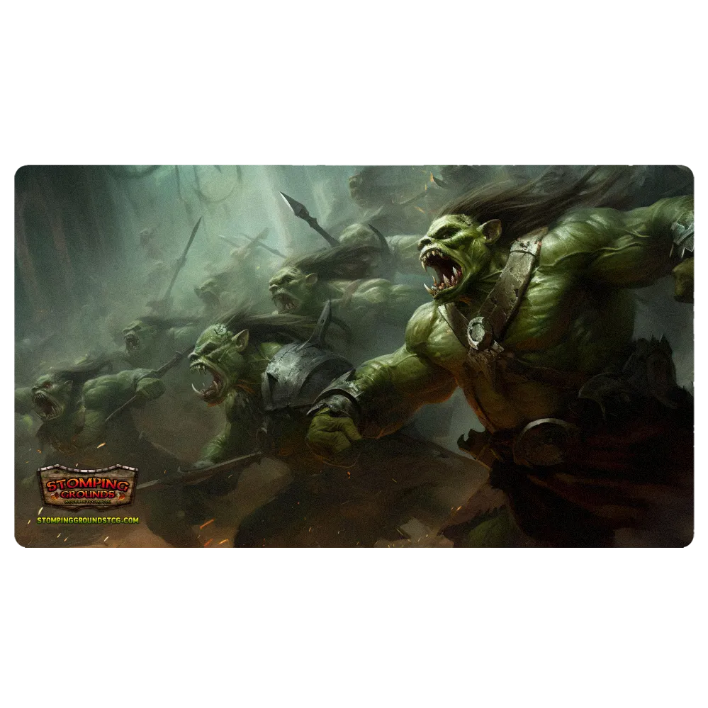 Stomping Grounds Official Playmat: Orcish Onslaught