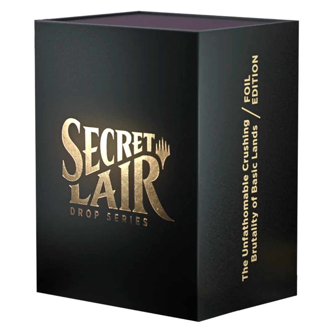 Secret Lair Drop - The Unfathomable Crushing Brutality of Basic Lands [Foil Edition]