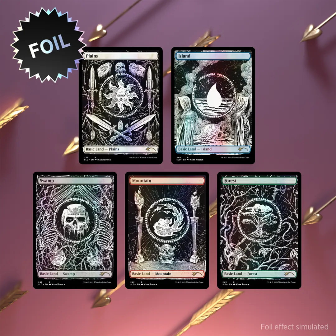 Secret Lair Drop - The Unfathomable Crushing Brutality of Basic Lands [Foil Edition]