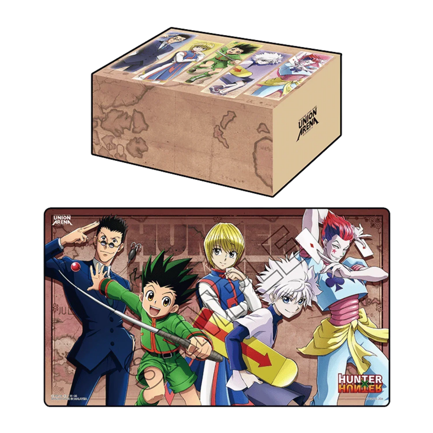 Union Arena: Hunter x Hunter Playmat & Half Storage Box Set